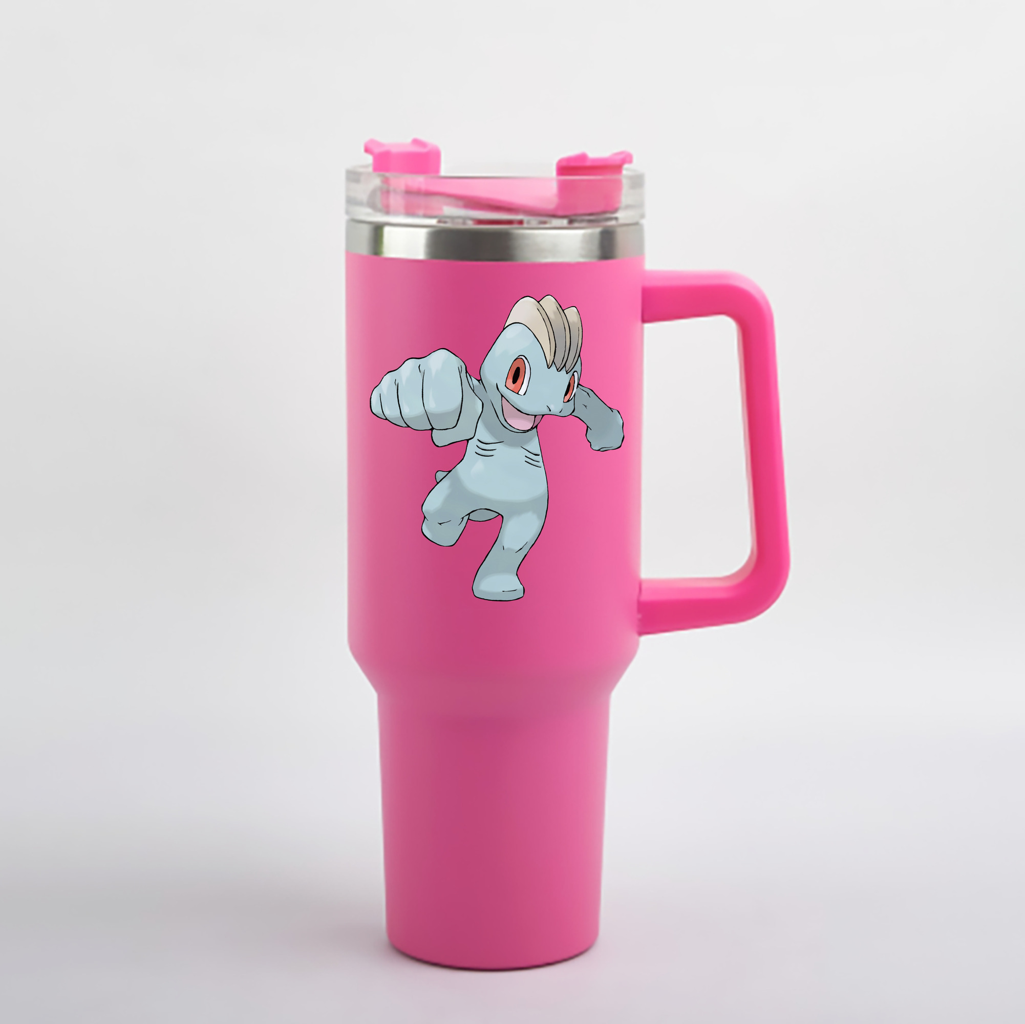 （画像用） ポケットモンスター Pokémon 1200mL車用タンブラー - クリスタルステッカー（プラスチックストロー付き）